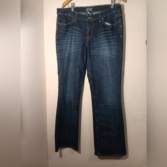 Lucky Brand Women's Dark Blue Boot Cut Jeans - Picture 1 of 11